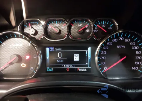 2017 Chevrolet Silverado 1500 2Lz из США, поврежденный, VIN 3GCUKSEC1HG207563